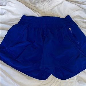 blue lululemon shorts